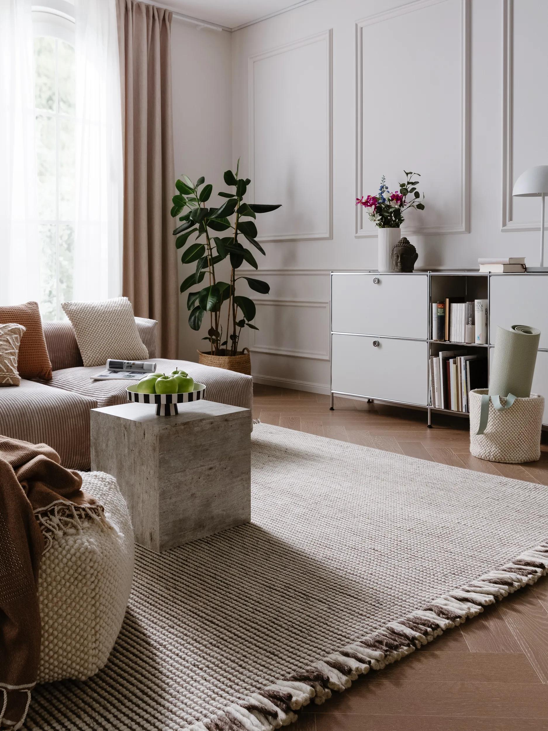 Wool Rug Mary Beige/Brown