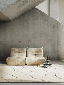 Wool rug Mattia Cream/Beige