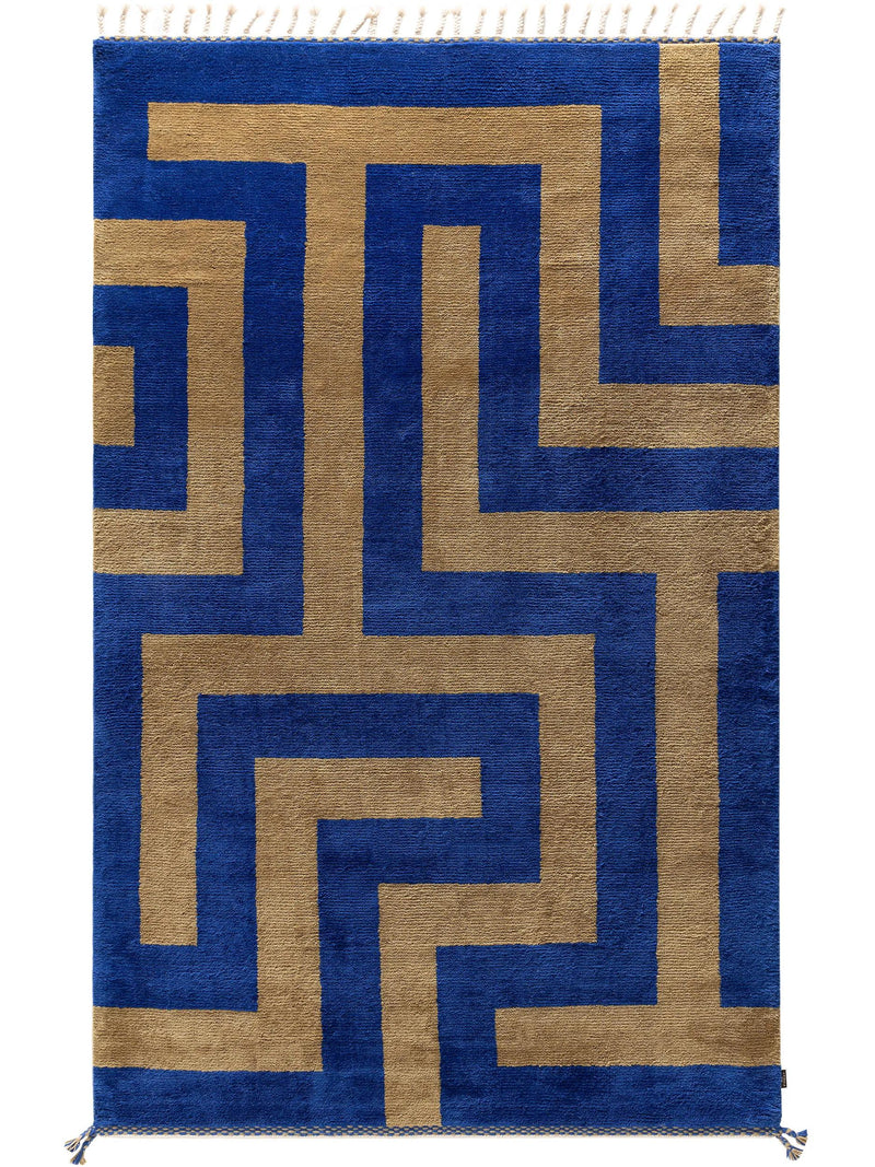Wool rug Maze Multicolour