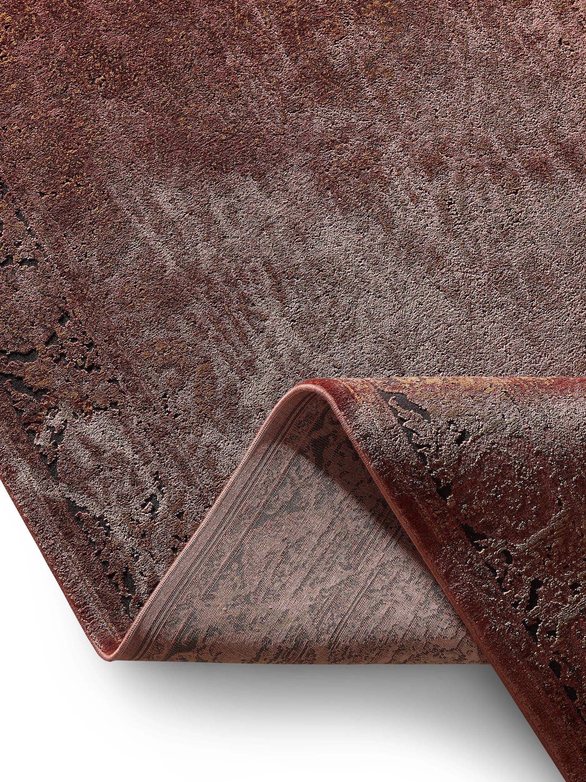 Viscose Rug Medea Terracotta