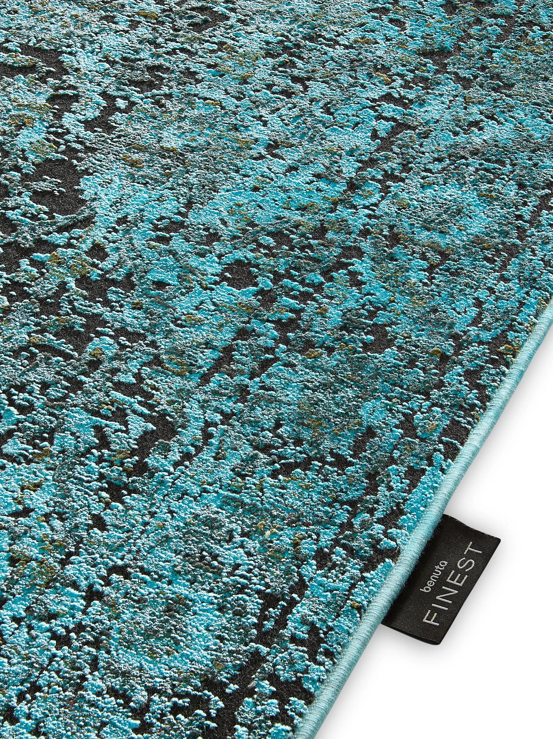 Viscose Rug Medea Turquoise