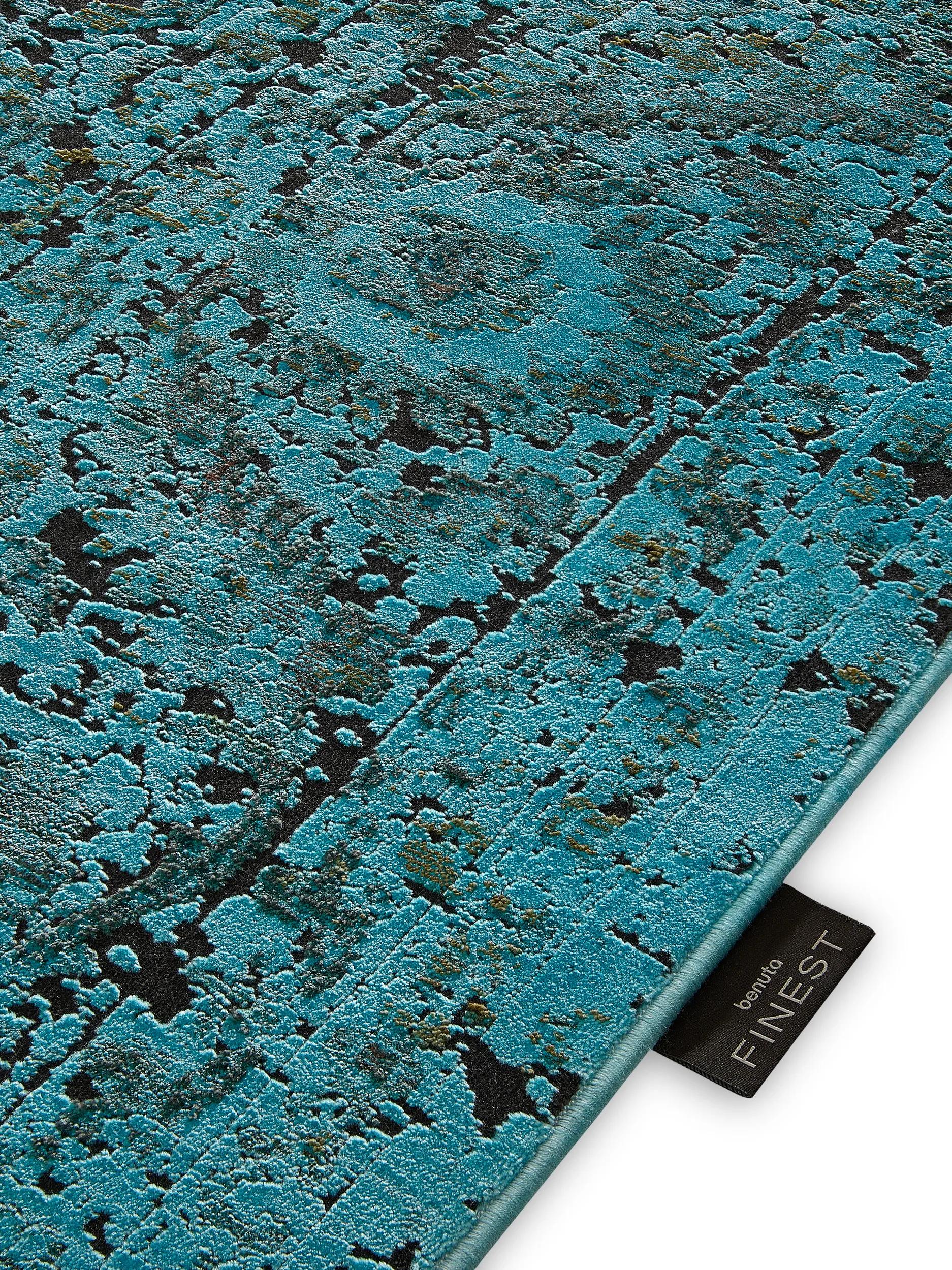 Viscose Rug Medea Turquoise