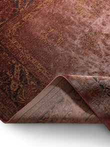 Viscose Rug Medea Terracotta
