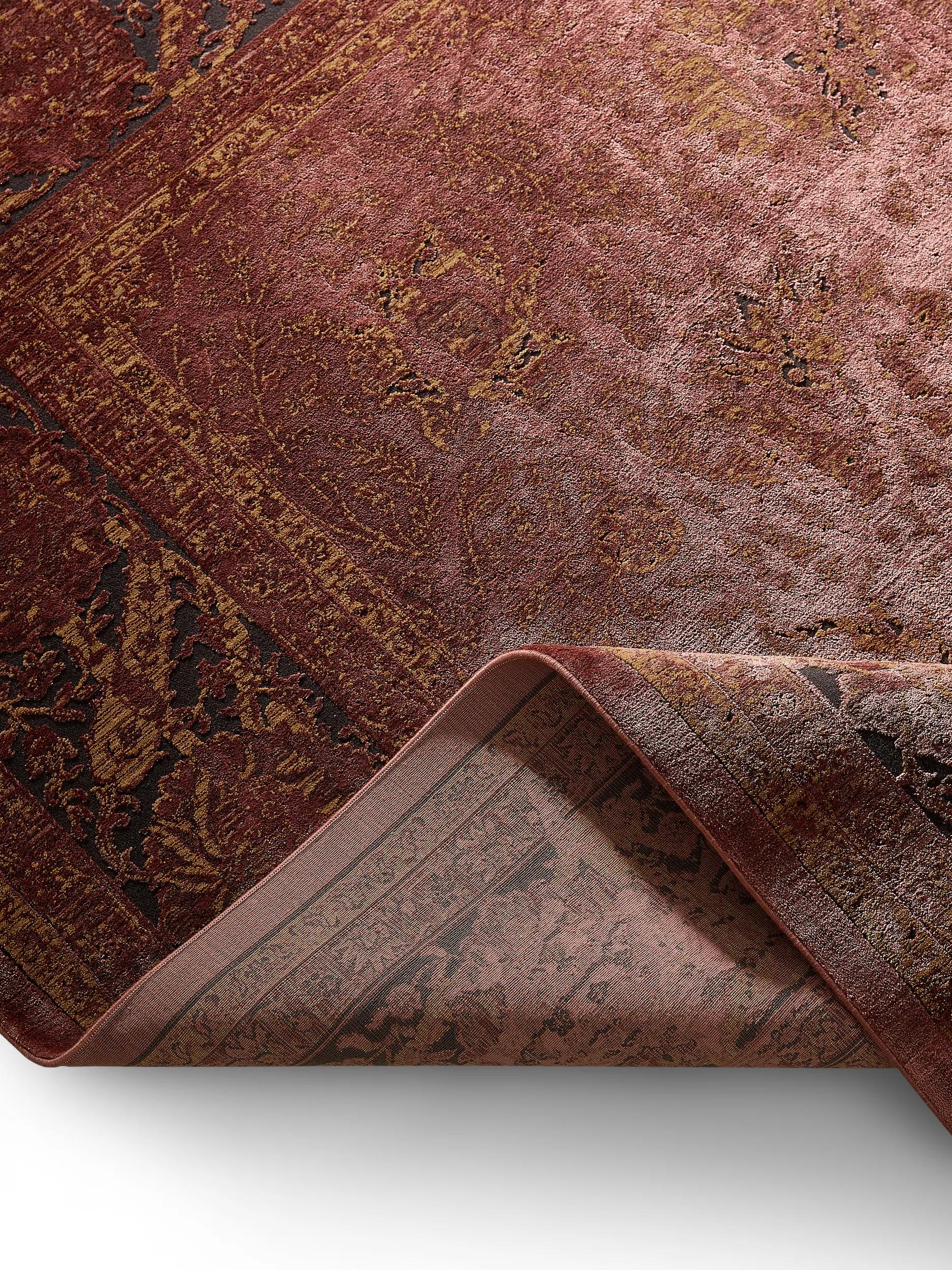 Viscose Rug Medea Terracotta