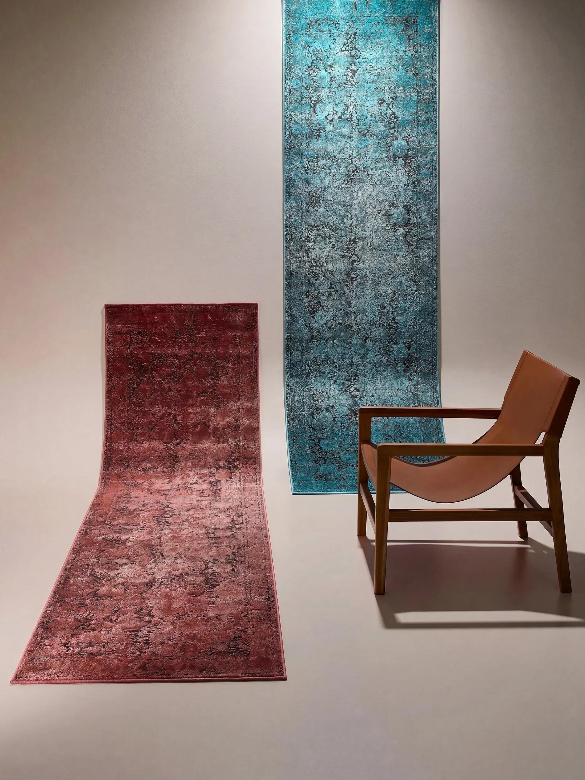 Viscose Rug Medea Turquoise