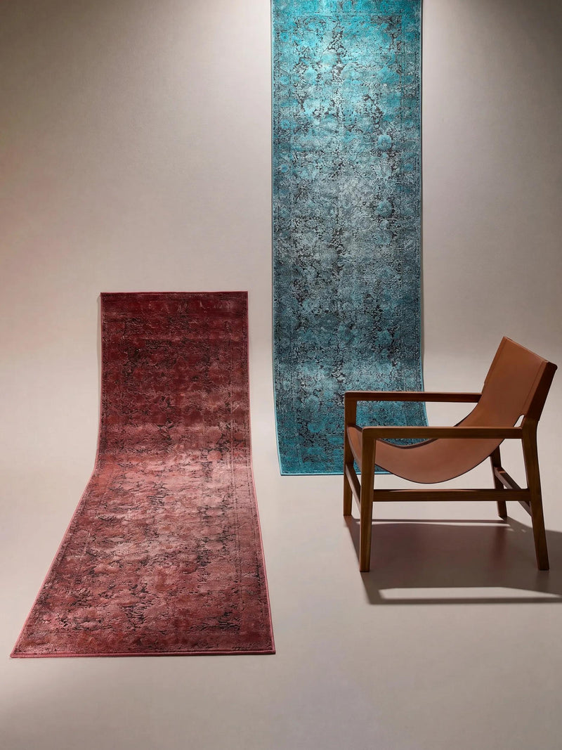 Viscose Rug Medea Turquoise