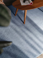 Washable Shaggy Rug Melvin Light Blue