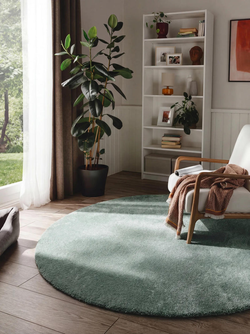 Washable Shaggy Rug Melvin Mint