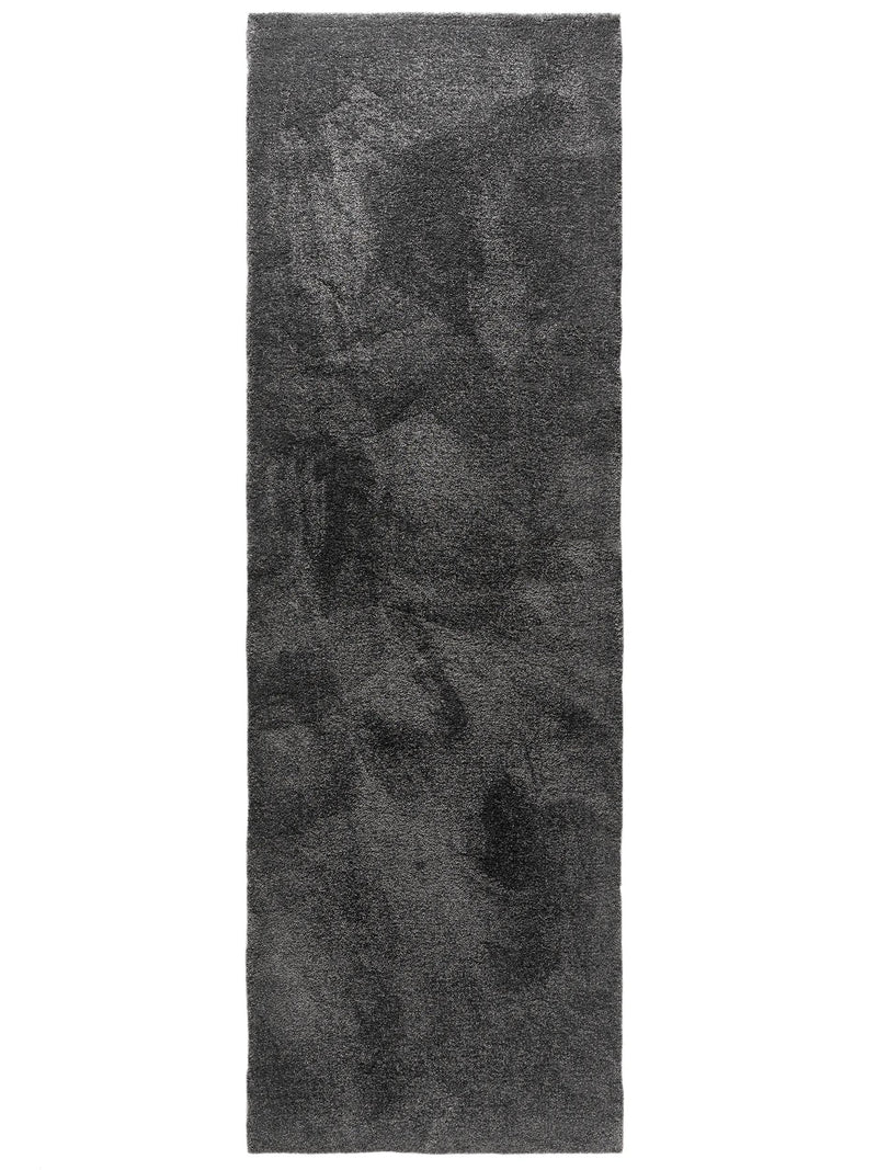 Alfombra Lavable de Pelo Largo Melvin Gris