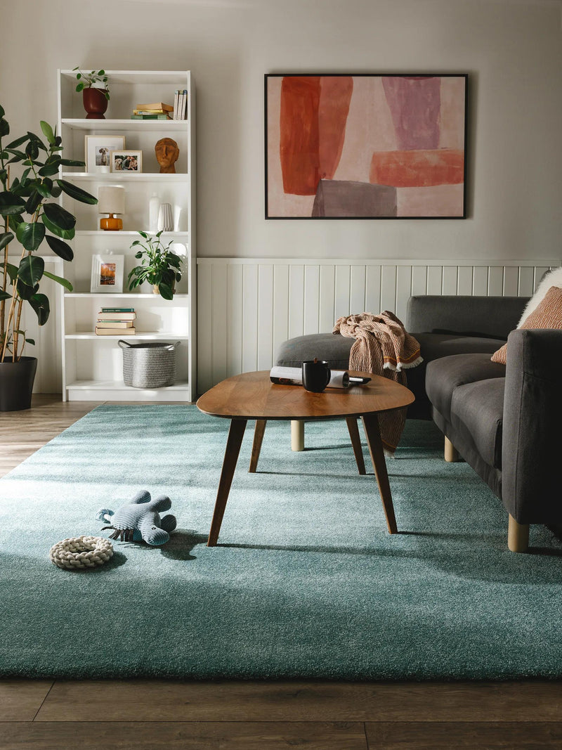 Washable Rug Melvin Turquoise