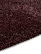 Washable Shaggy Rug Melvin Bordeaux