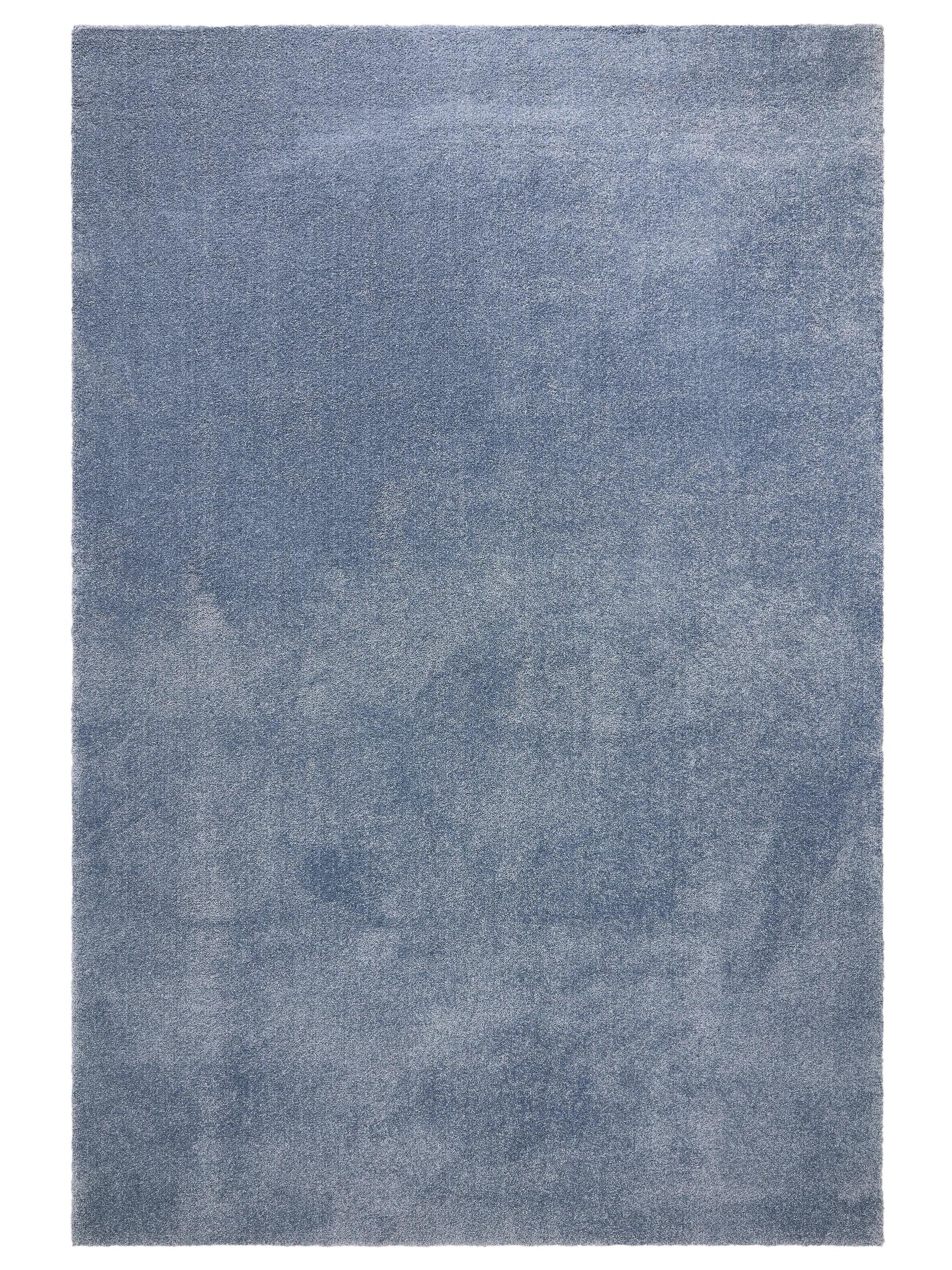 Washable Shaggy Rug Melvin Light Blue