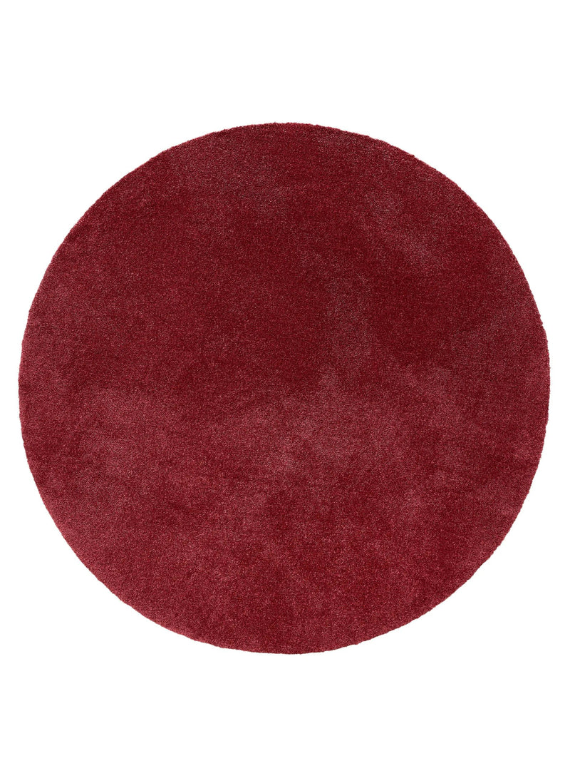 Waschbarer Shaggy-Teppich Melvin Rot