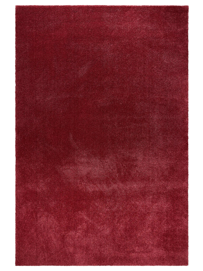 Waschbarer Shaggy-Teppich Melvin Rot