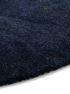Washable Shaggy Rug Melvin Dark Blue
