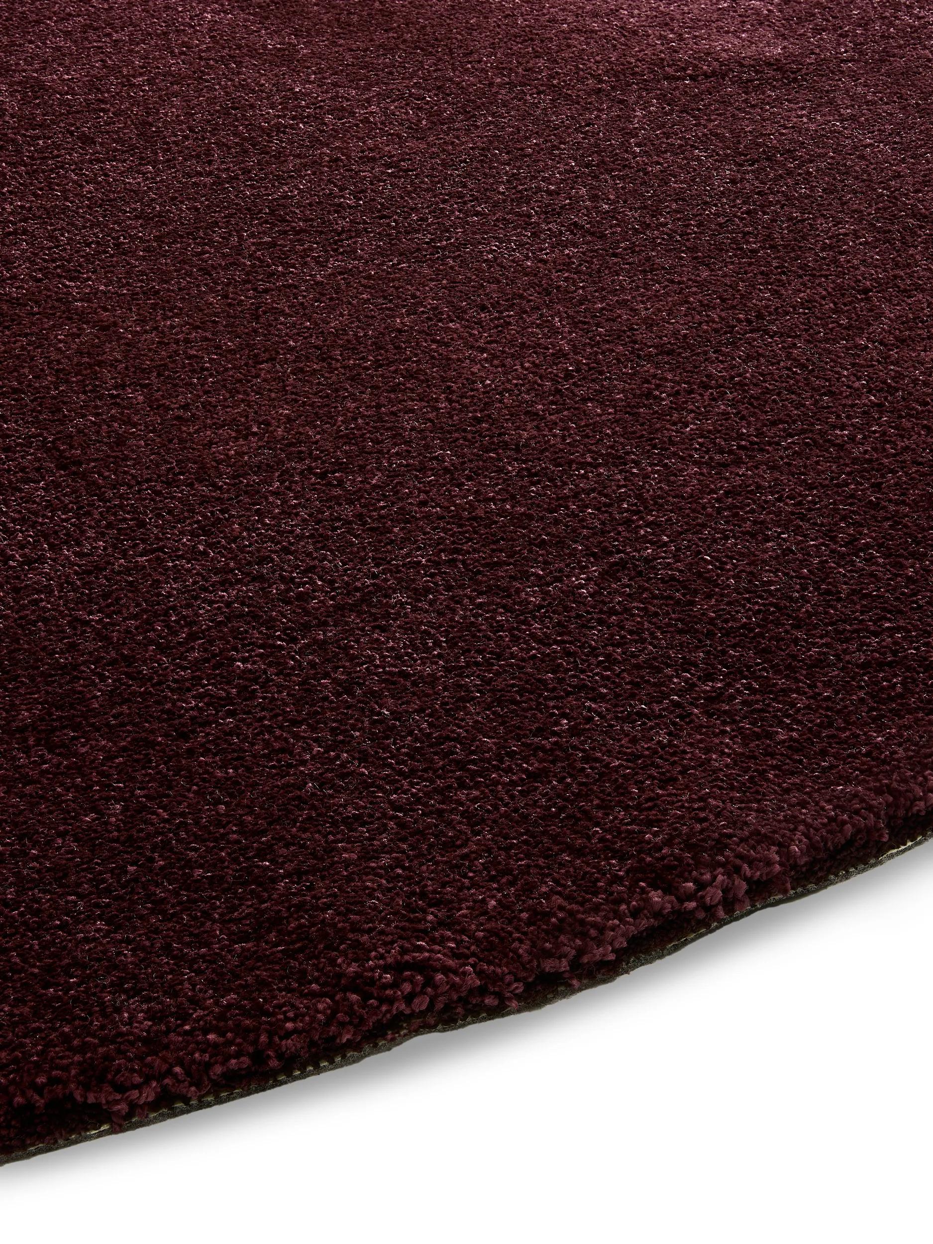 Washable Shaggy Rug Melvin Bordeaux