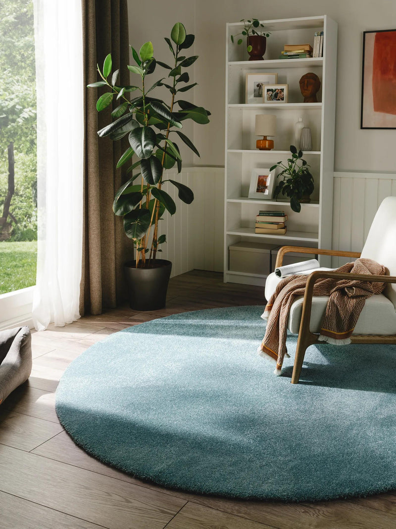 Washable Rug Melvin Turquoise