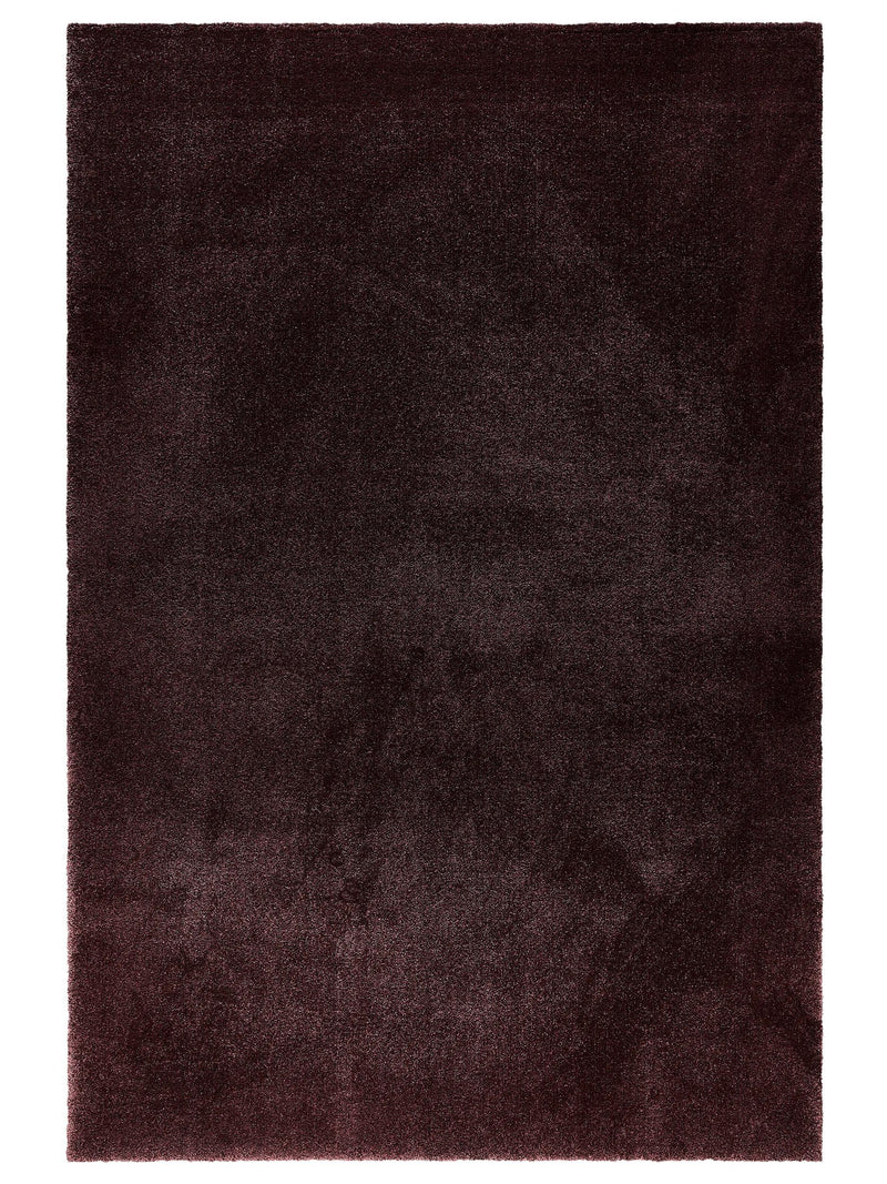 Waschbarer Shaggy-Teppich Melvin Bordeaux