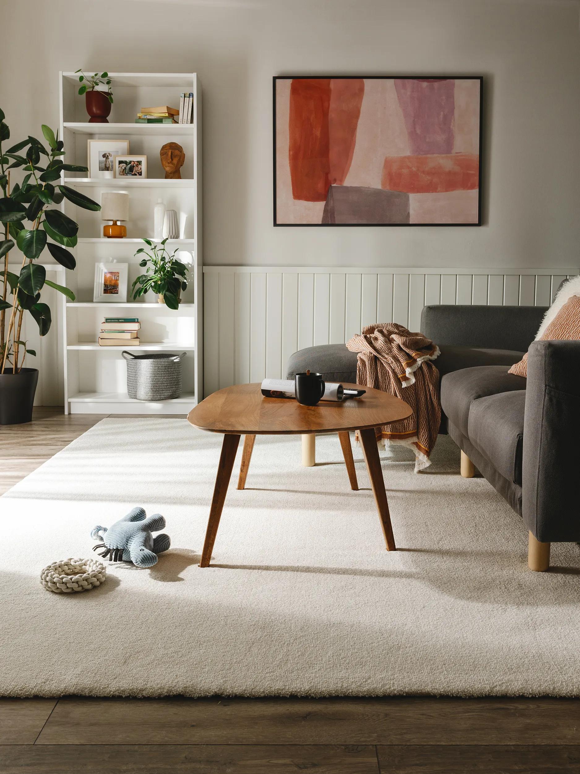 Alfombra Lavable Melvin Crema