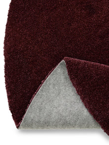 Washable Shaggy Rug Melvin Bordeaux