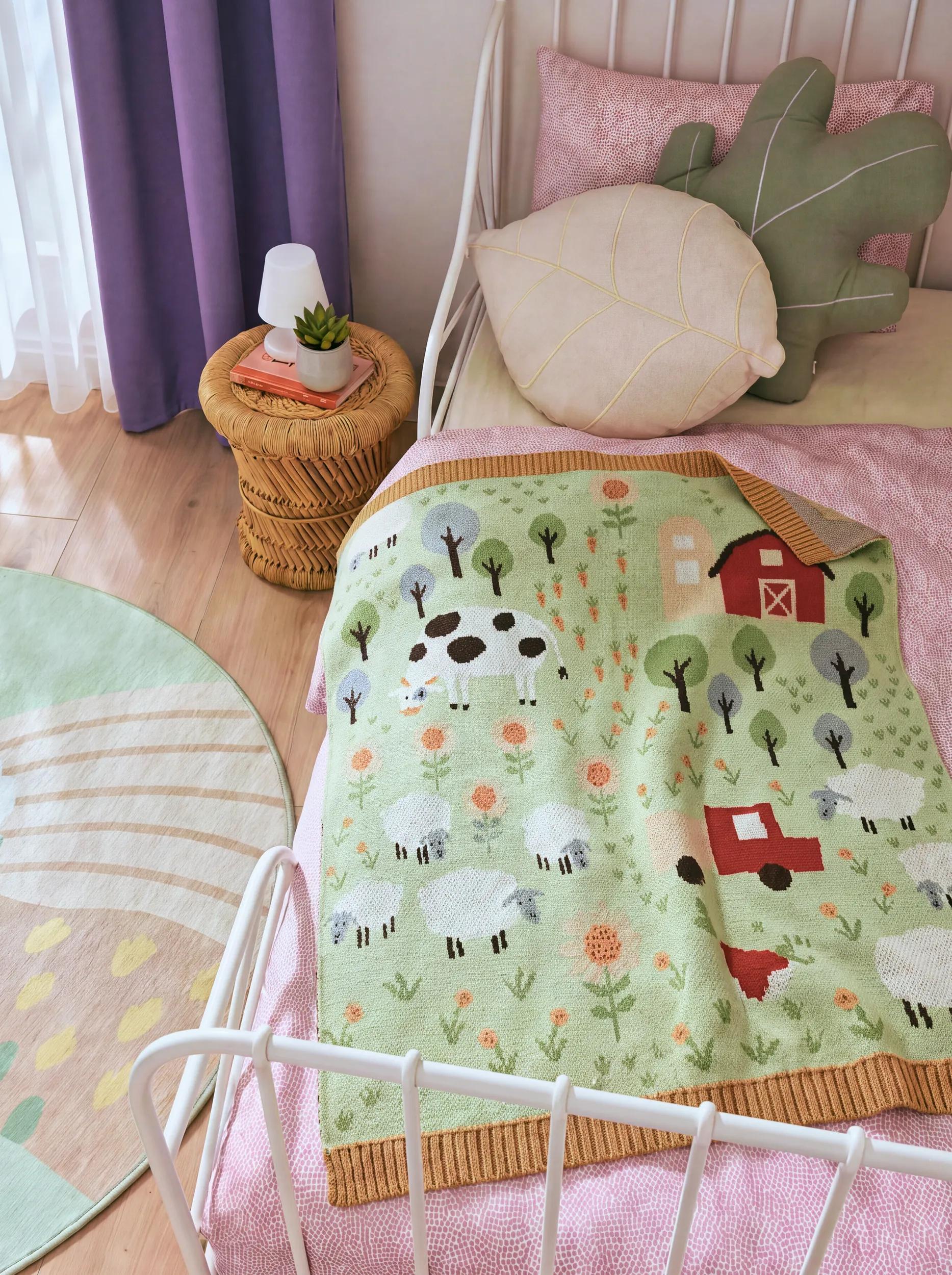 Cotton Blanket Merle Multicolour