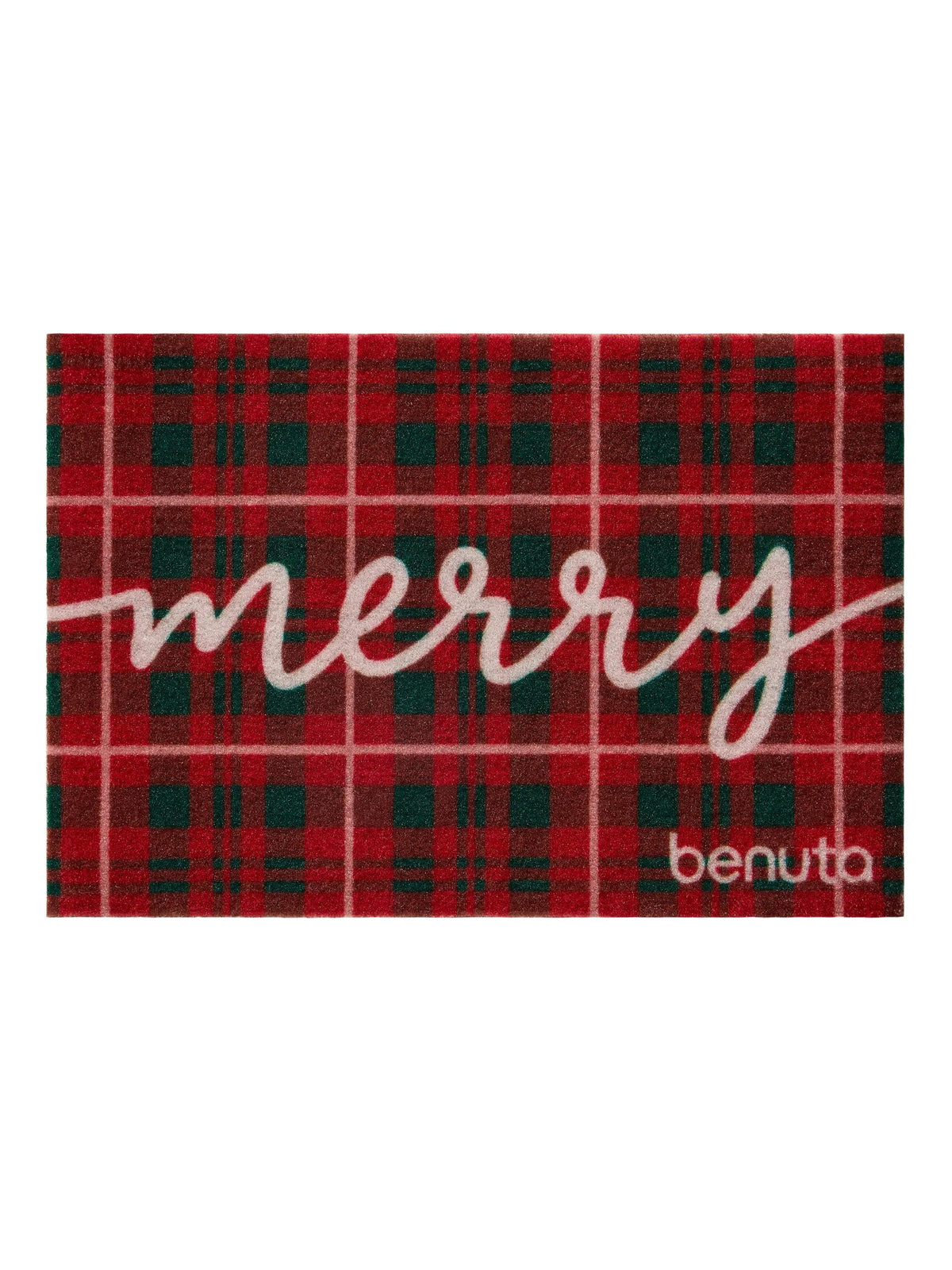 Christmas Doormat Merry Red