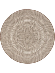 In- & Outdoor Round Rug Metro Cream/Taupe