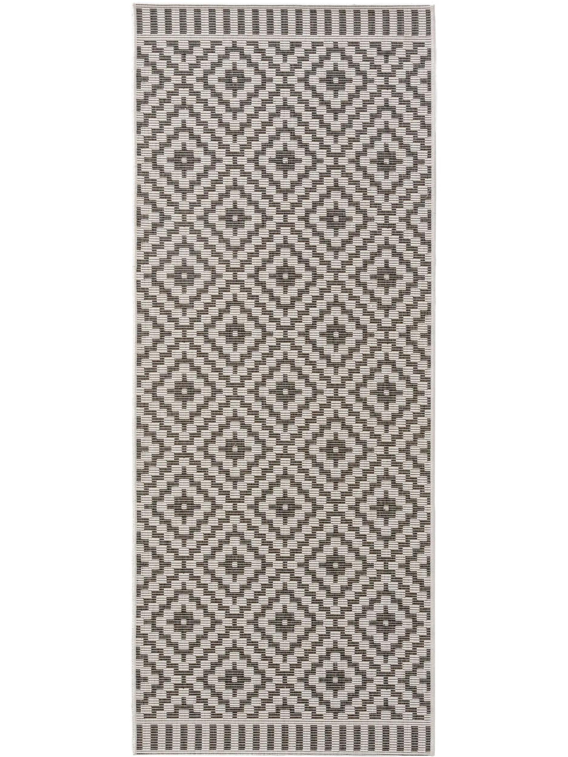 In- & Outdoor Rug Metro Black/White