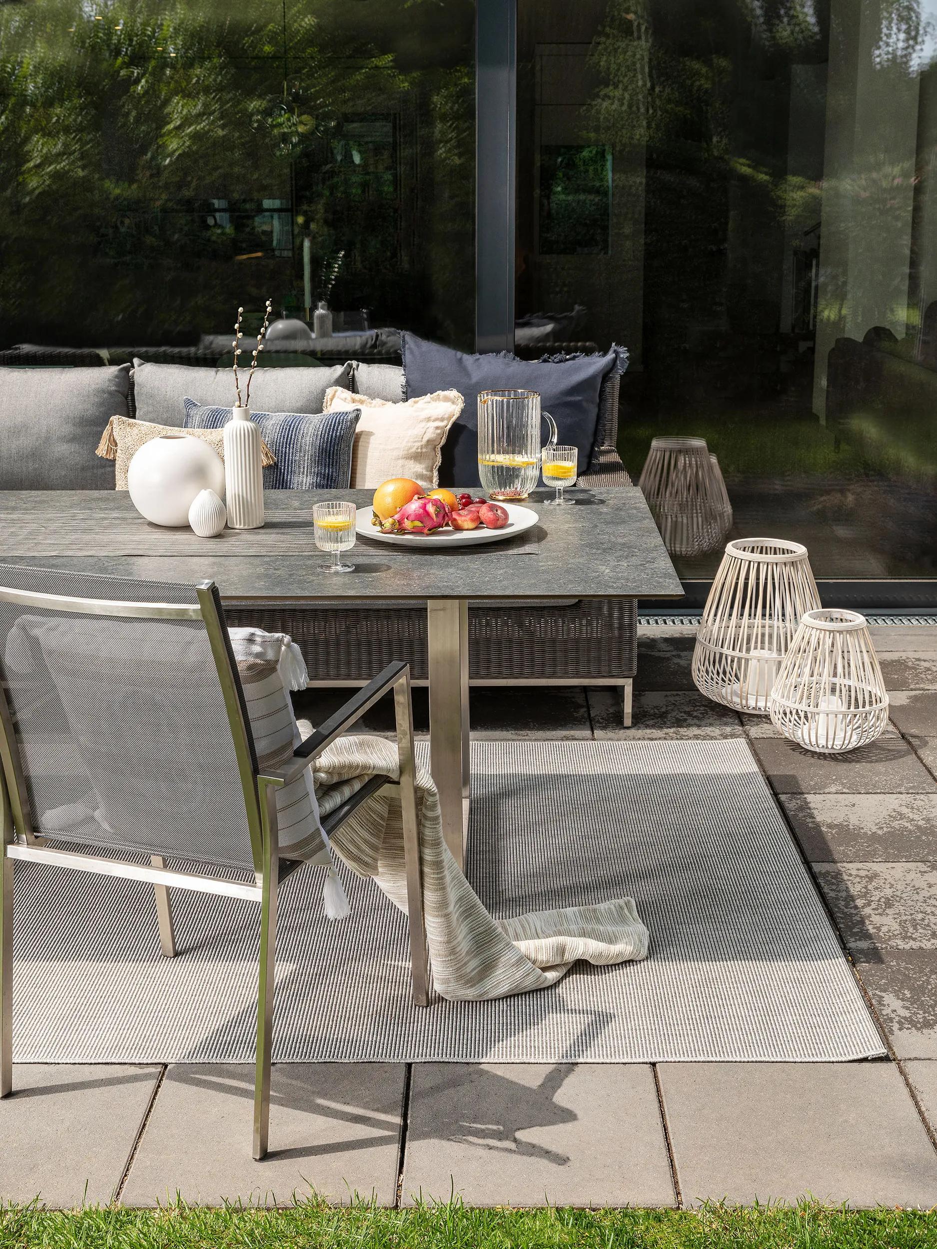 In- & Outdoor Rug Metro Light Grey