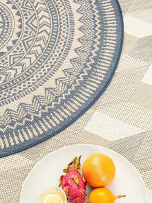 In- & Outdoor Rug Metro Blue