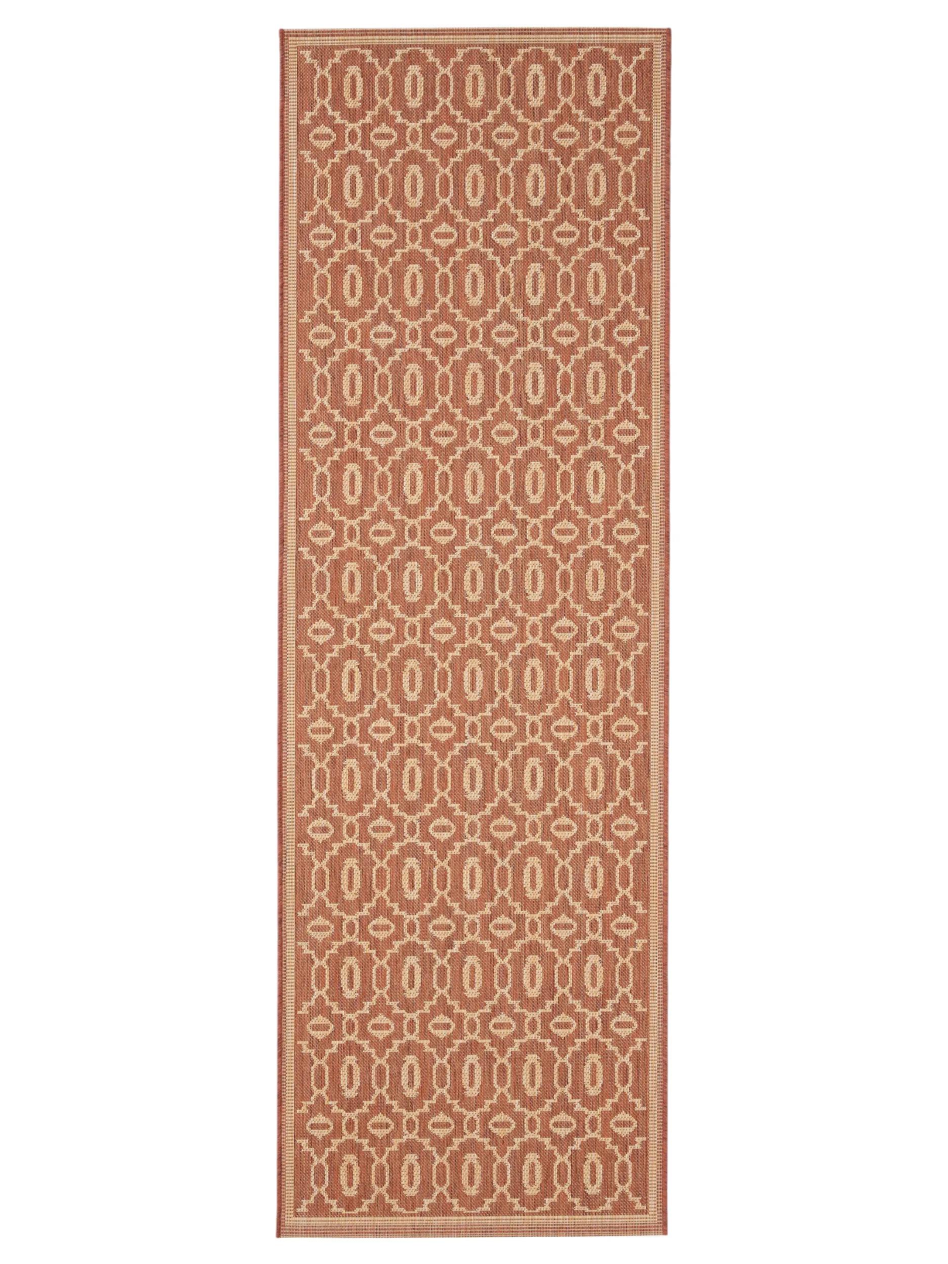 In- & Outdoor Runner Metro Beige/Red