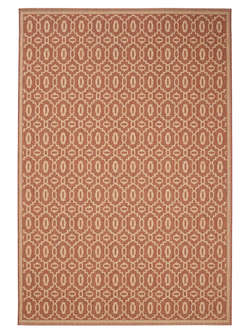 In- & Outdoor Rug Metro Beige/Red