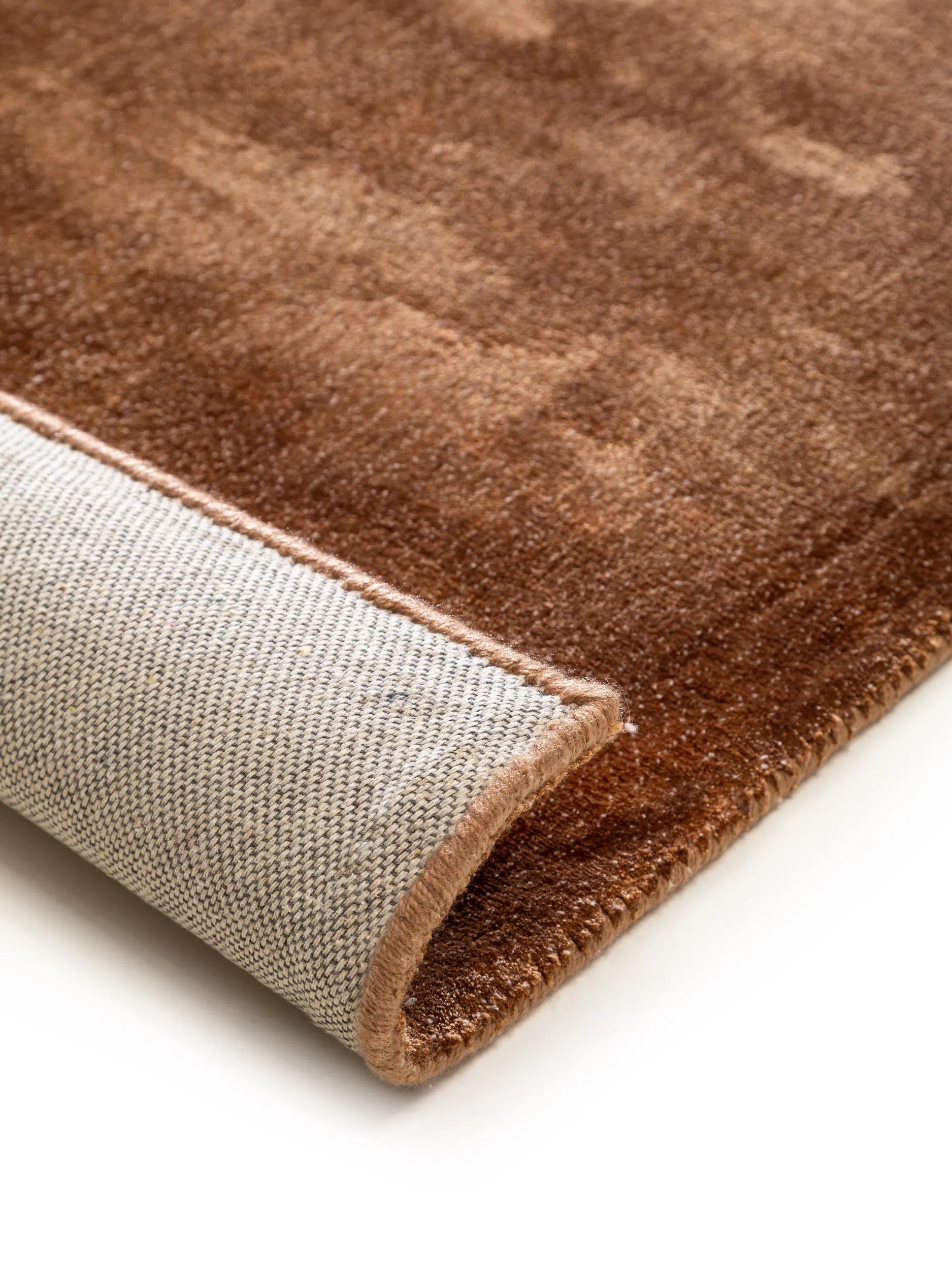 Viscose Rug Milian Light Brown