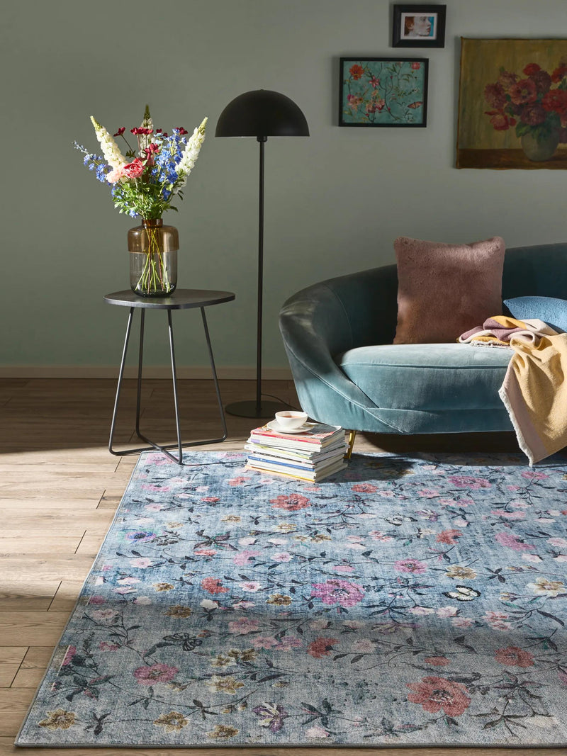 Washable Rug Milly Multicolour/Blue