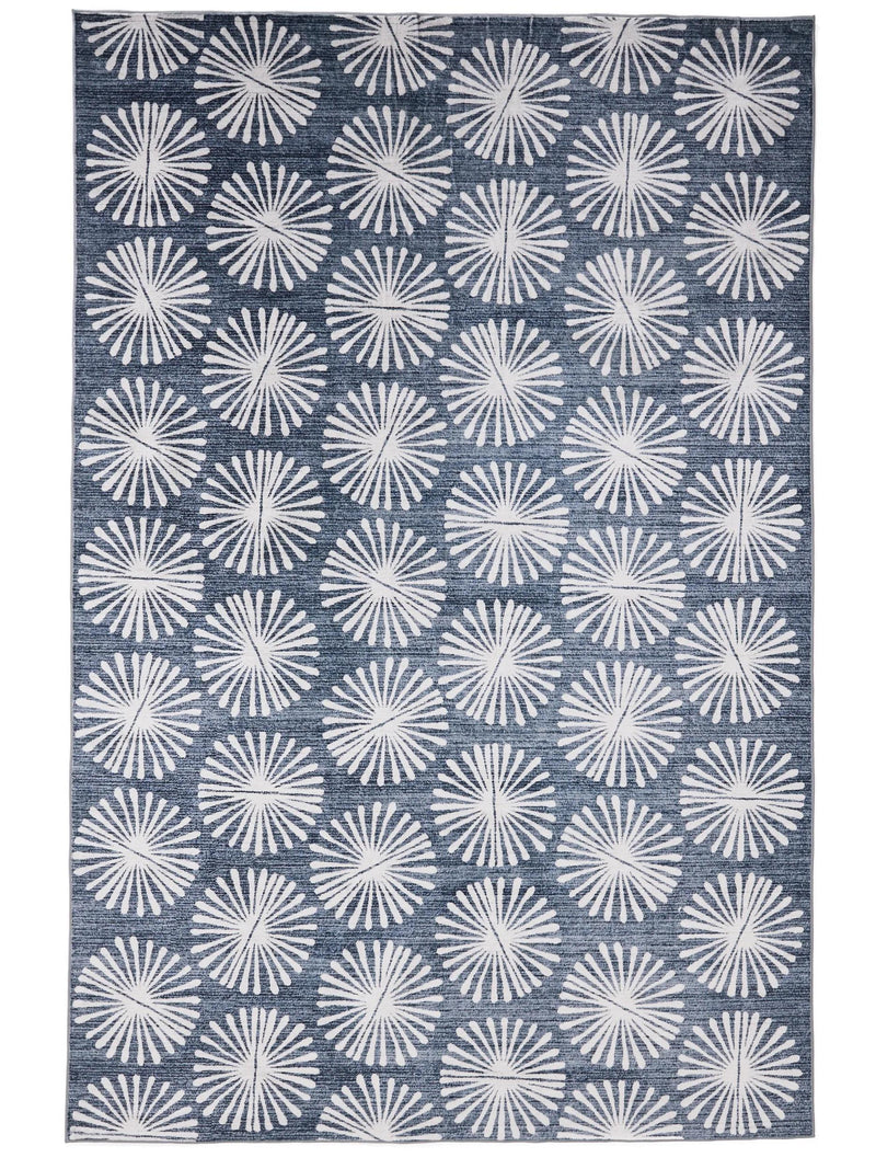 Washable Rug Milly Charcoal/Blue