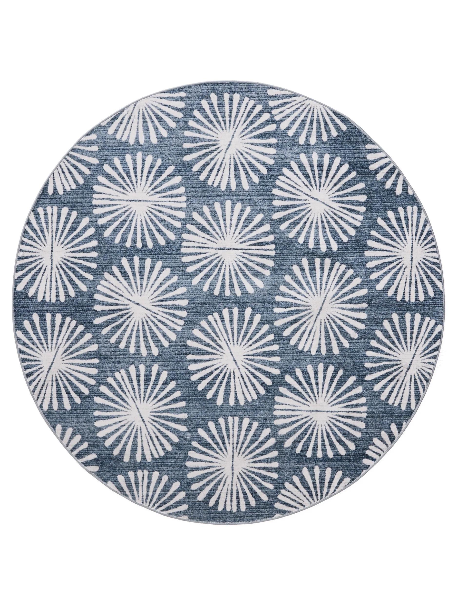 Washable Rug Milly Charcoal/Blue