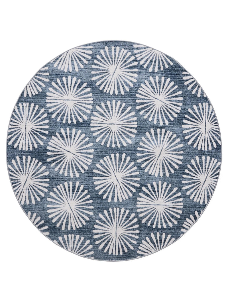 Washable Rug Milly Charcoal/Blue