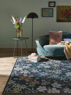 Alfombra lavable Milly multicolor/negro