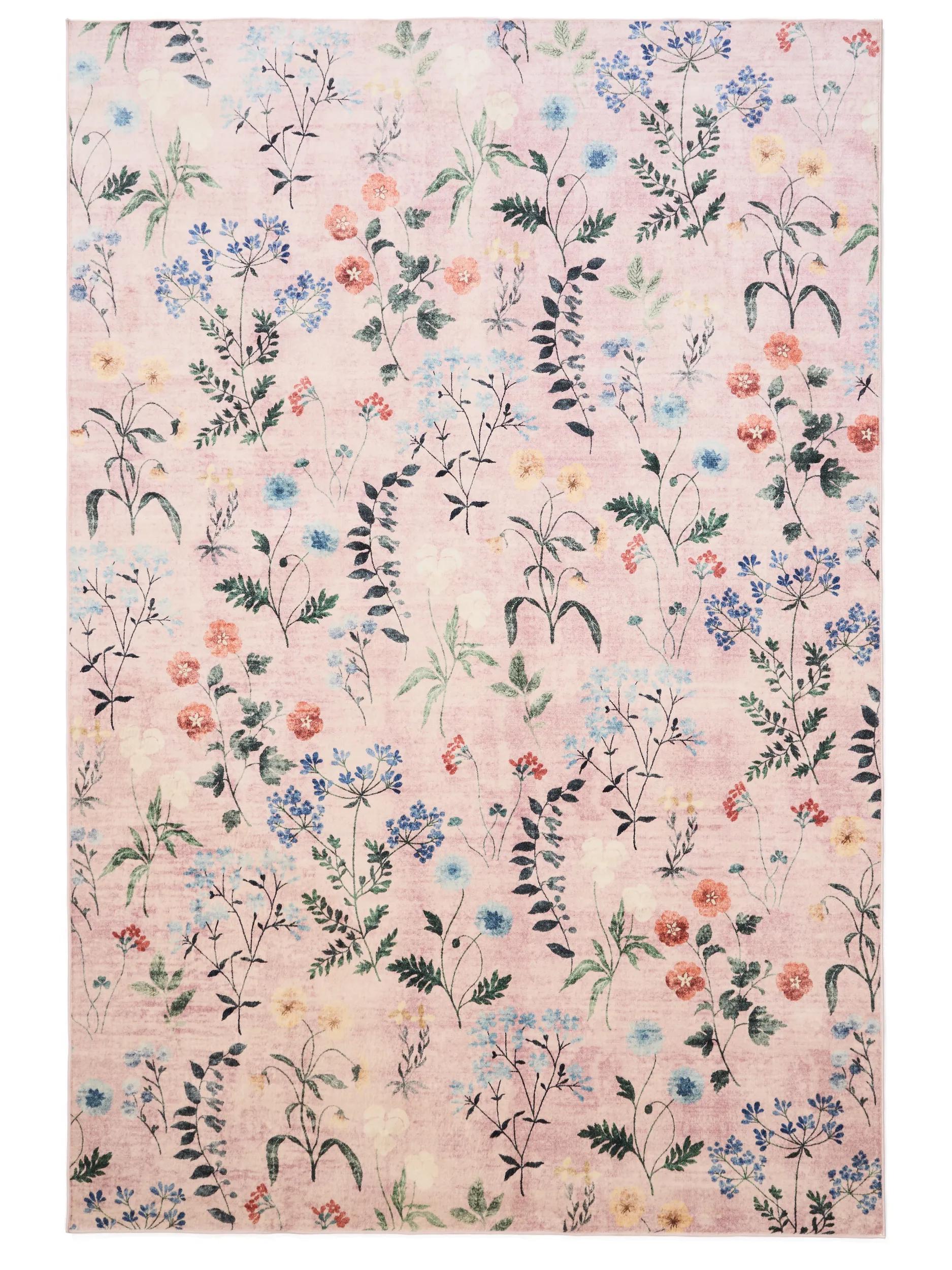 Alfombra lavable Milly multicolor/rosa