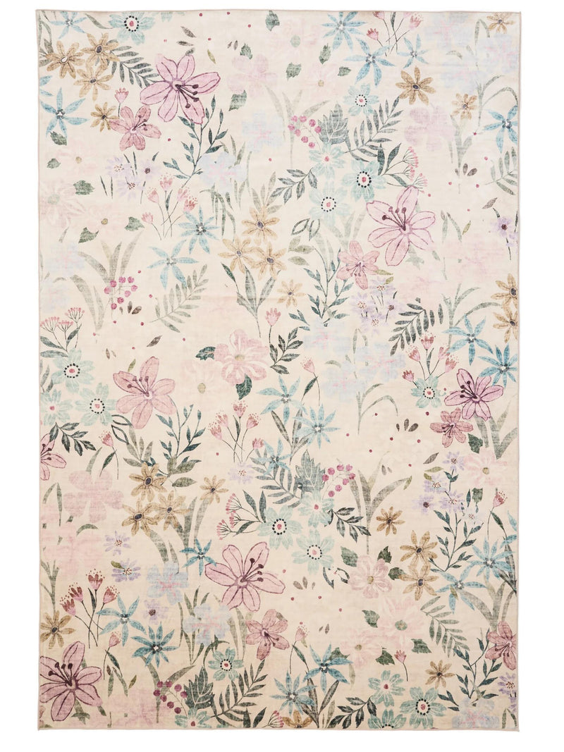 Washable Rug Milly Multicolour/White