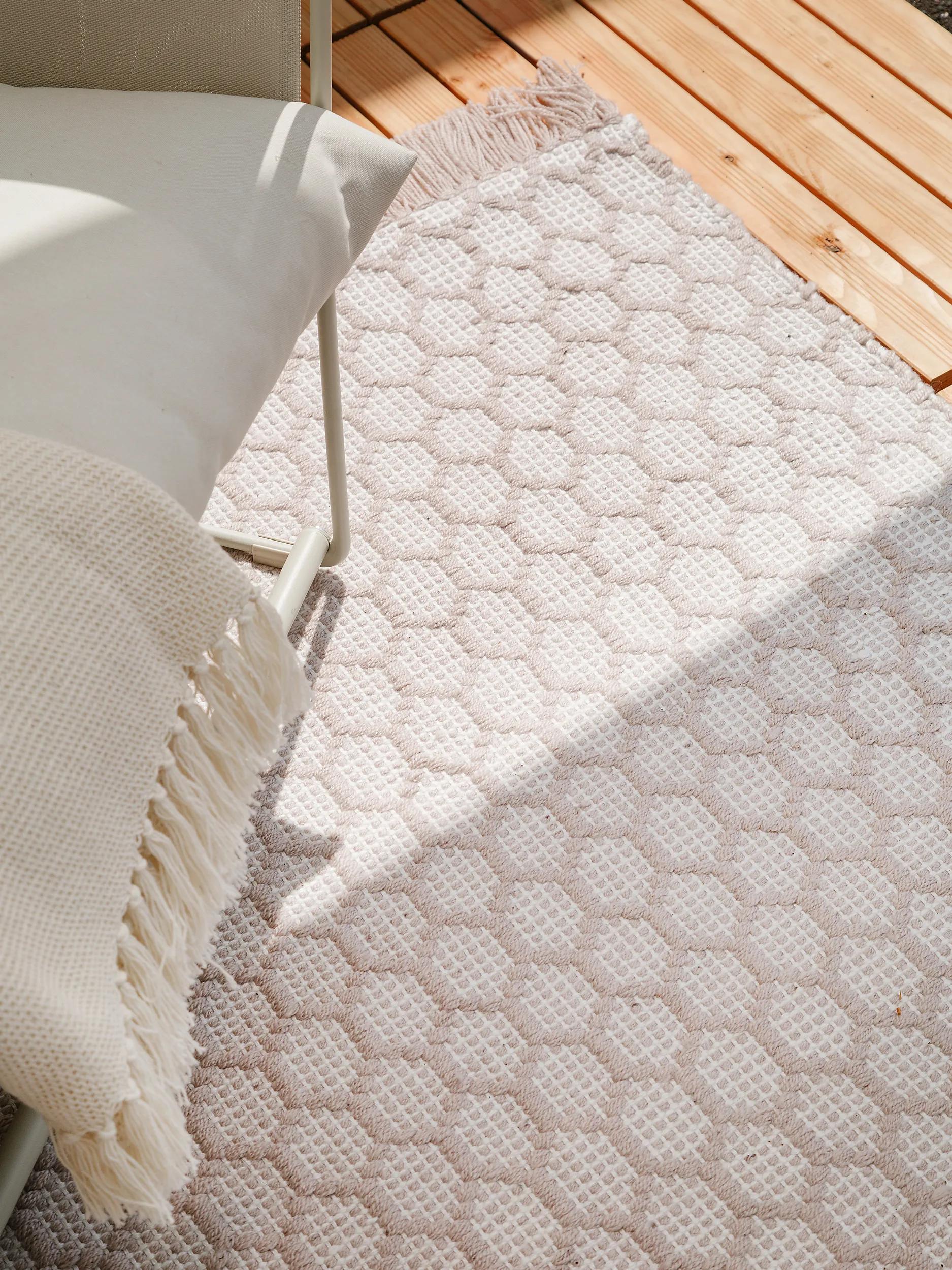 Rug made from recycled material Mimpi Taupe