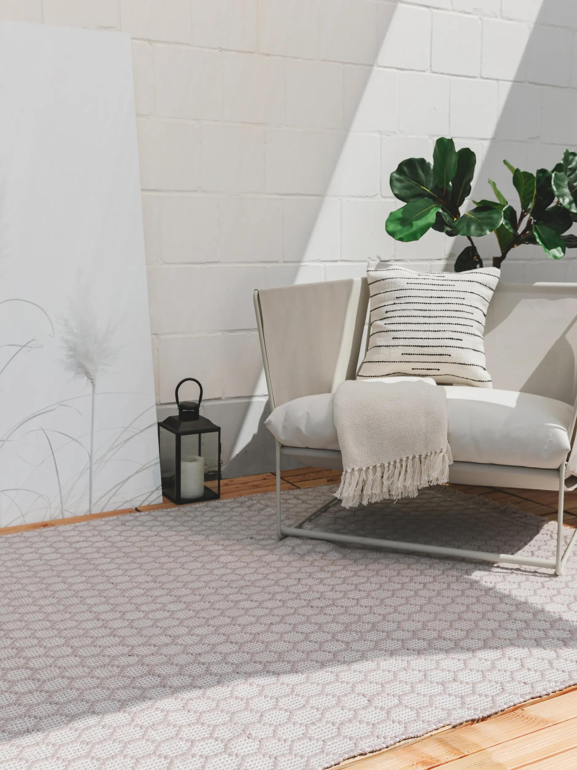 Rug made from recycled material Mimpi Taupe