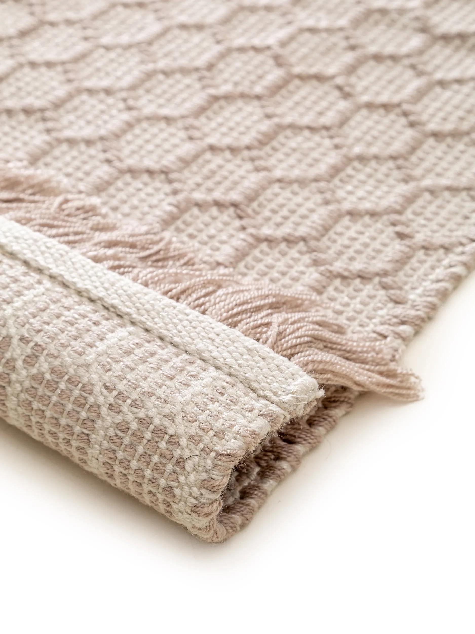 Rug made from recycled material Mimpi Taupe