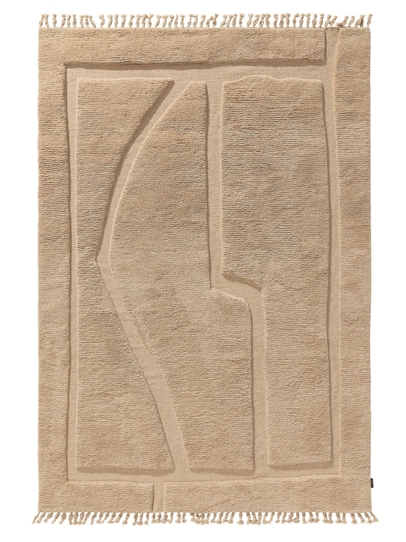 Wool Rug Minos Beige