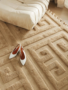 Wool Rug Minos Beige