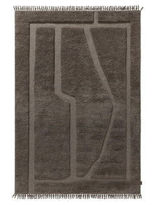 Wool Rug Minos Grey