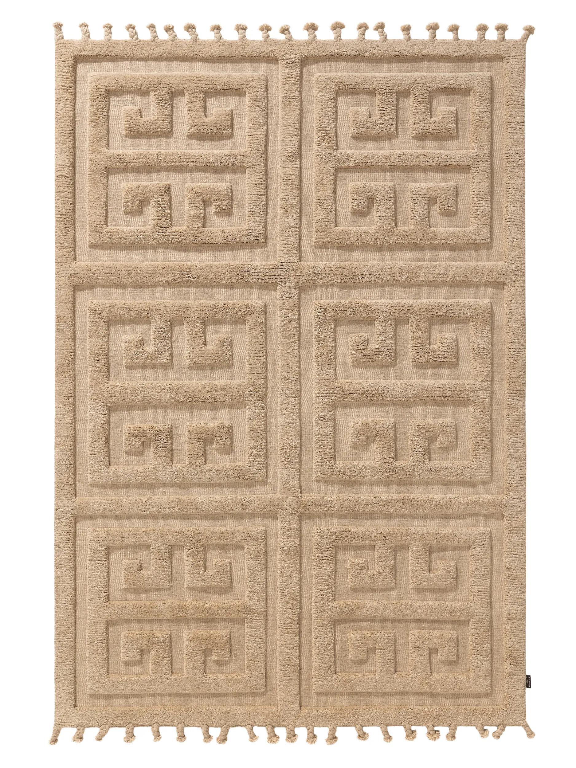 Wool Rug Minos Beige