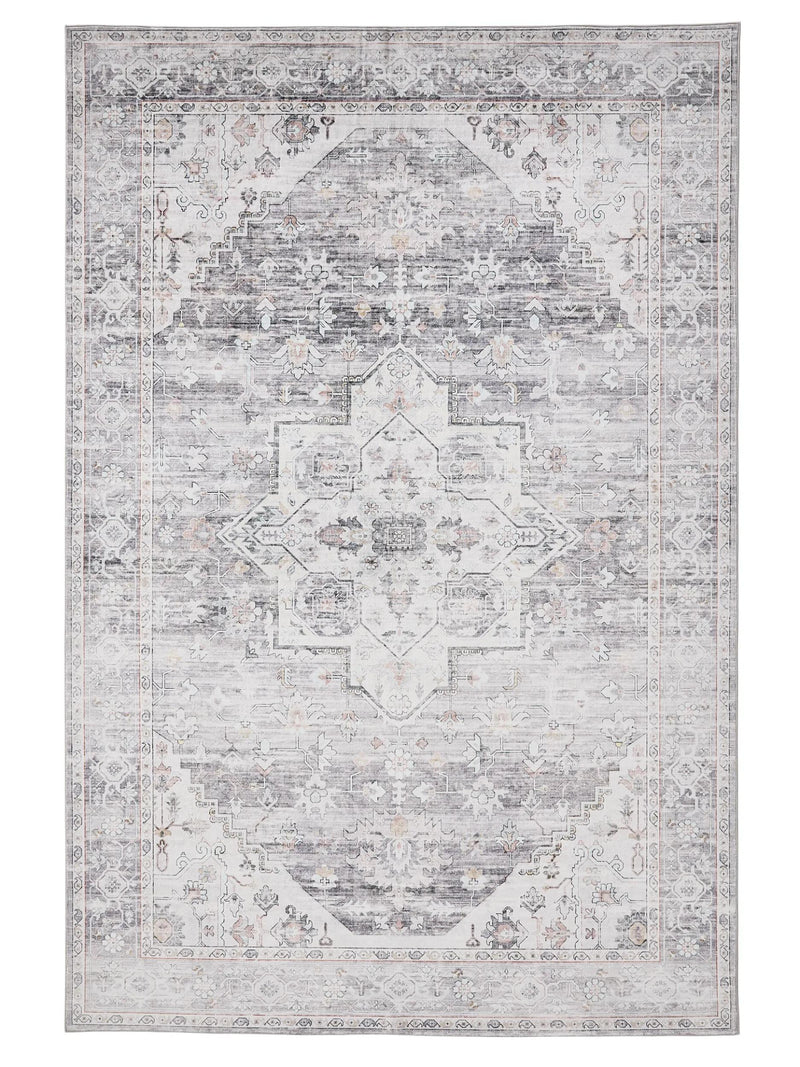 Washable Rug Miray Grey