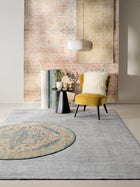 Tapis lavable Miray Gris/Orange