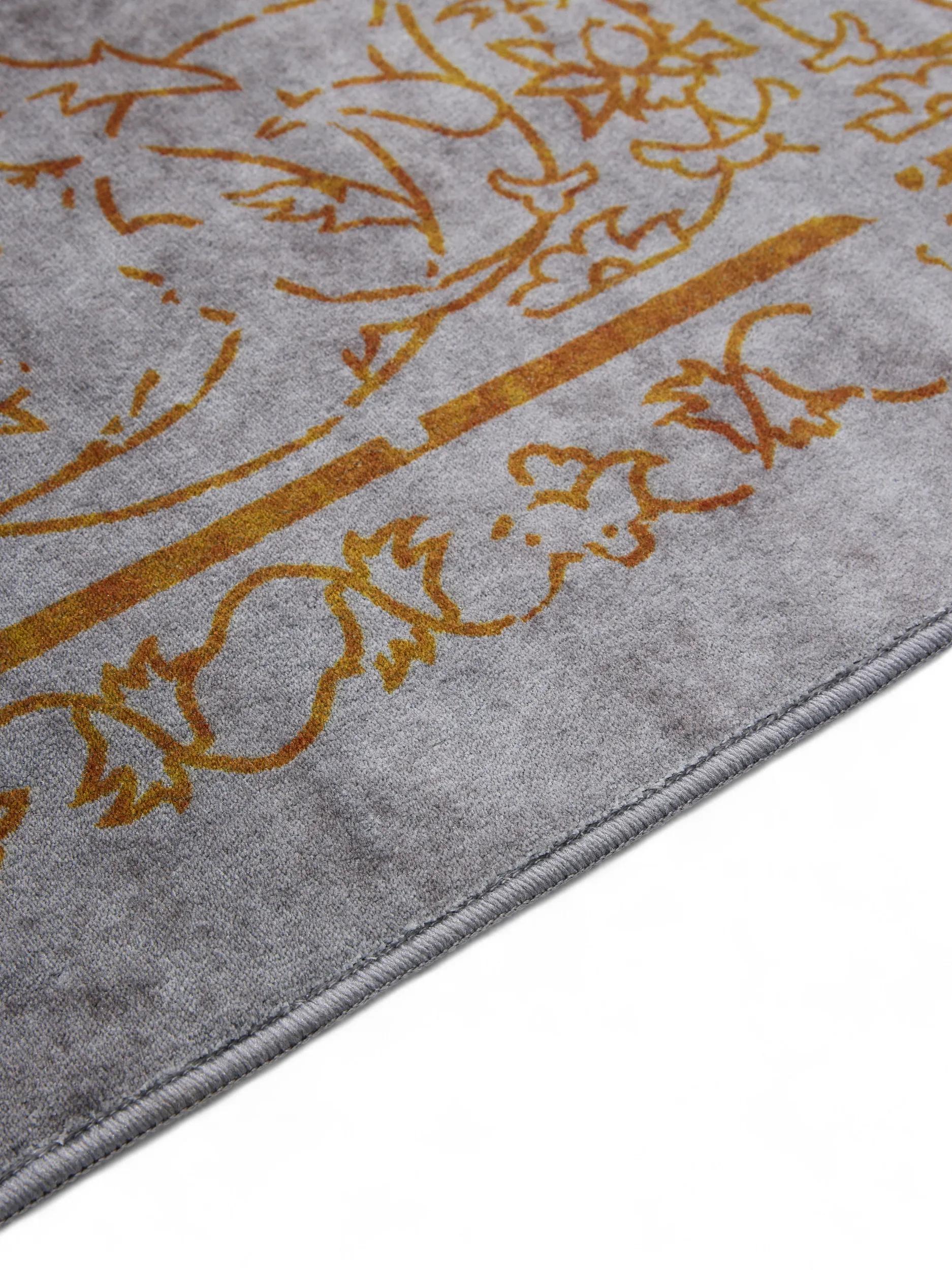 Washable Rug Miray Grey/Orange